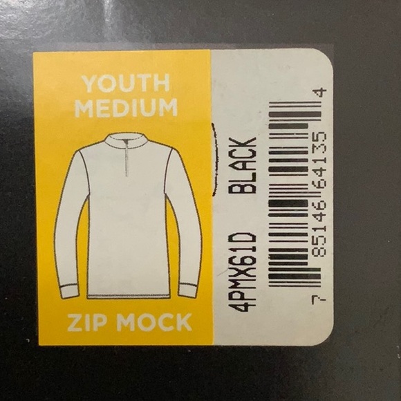 PolarMax 4.0 HEAVYWEIGHT ZIP MOCK - Black - Picture 9 of 12